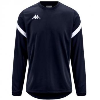 Sudadera Kappa Dolvano para Hombre XL, Azul Marino y Blanco
