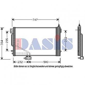 AKS Dasis 122012N Condensador, aire acondicionado