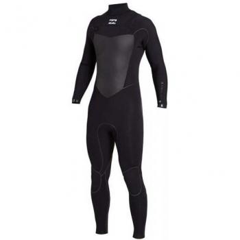 2016 Billabong Furnace X 5/4mm Chest Zip Steamer Wetsuit BLACK Z45M02 Sizes- - Large
