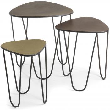 Kavehome Set 3 Mesas Vinker A