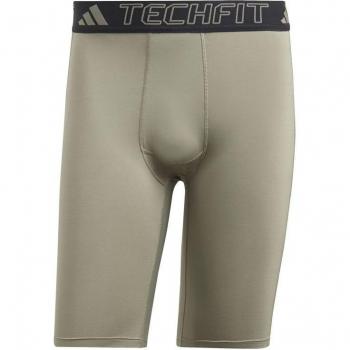 Adidas Techfit Training Short Malla Hombres - Oliva, Negro