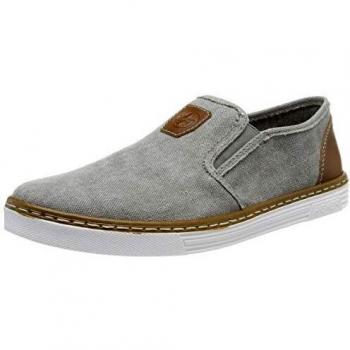 Rieker Men's B4962-41 Slip On Trainers, Grau
