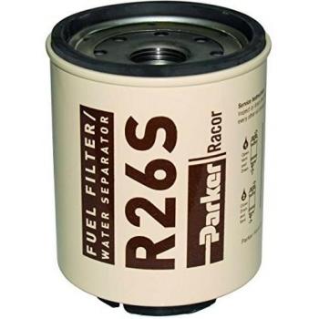Racor 62-R26S S Spin-On Cartucho Recambio de 2 Micras, Marrón