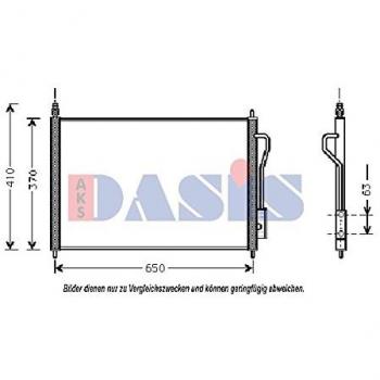 AKS Dasis 092230N Condensador, aire acondicionado