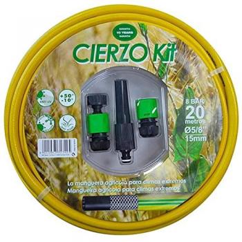 Kit Manguera Jardín Cierzo 19mm 3/4 20mts + Accesorios Agrícolas