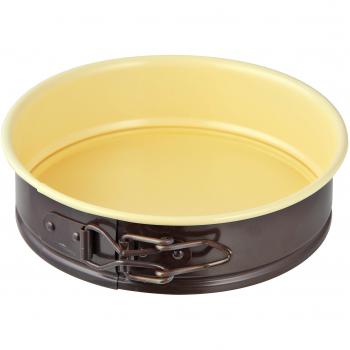 Zenker 7300 - Molde Horno Redondo Desmontable 1 fondo antiadherente Ilag 16cm, interior en color crema y exterior marrón