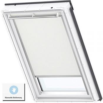 VELUX Original Cortina de Oscurecimiento para Ventanas de Techo P10 / 410/3, Beige con guía Lateral Gris