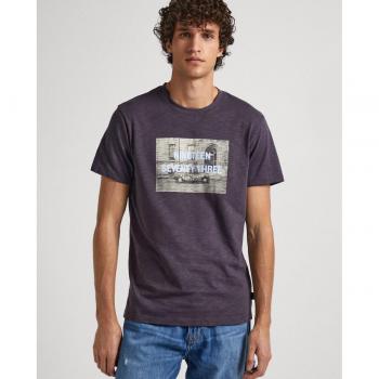 Camiseta Pepe Jeans Kalem para hombre de manga corta en color negro