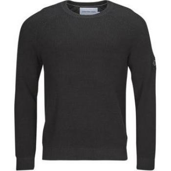 Calvin Klein Jeans Jersey BADGE EASY SWEATER para hombre - Jersey de punto gofrado con monograma, diseño fácil de llevar, estilo casual, ajuste cómodo