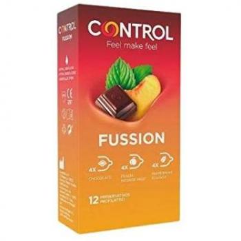 Control Preservativos Fussion 12 Unidades, tipo: preservativo, características: 12 unidades, caucho, color negro, perfil adaptado, estándar