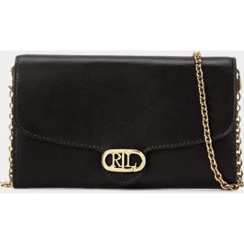 Lauren Ralph Lauren Adair 20 Women's Shoulder Bag in Black, Crossbody Medium Size: One Size, Black Leather