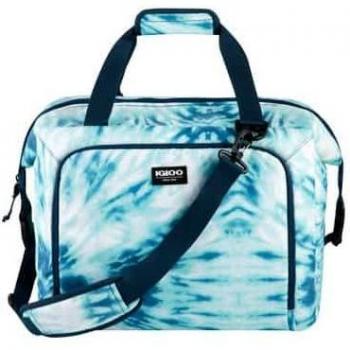Nevera Portátil de Tela Igloo Snapdown 36 Litros Seadrift Azul para Camping y Senderismo