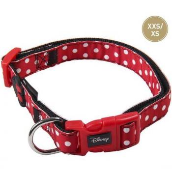 Collar para Perros Disney Minnie Mouse Rojo Ajustable XXS/XS