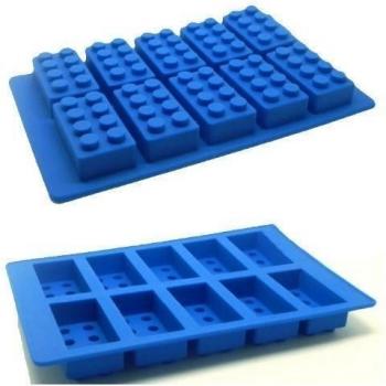 RuiChy Cubito Hielo Bandejas Molde Fabricante Silicona Fiesta - Azul