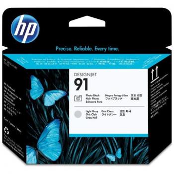 Cabezal de impresión HP 91 Negro Fotográfico y Gris Claro