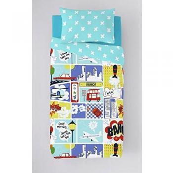 Munich Play Kid Funda Nórdica, Algodón, Multicolor, 90 cm