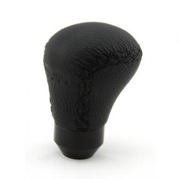Pomo de Cambio MOMO Anatómico Negro en Cuero - Pomo de la Palanca de Cambio Momo Negro Corto