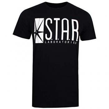 DC Comics Star Labs Camiseta, Negro