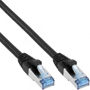Cable de Red Cat6A S/FTP 0,5m 500MHz Halógeno Libre Negro