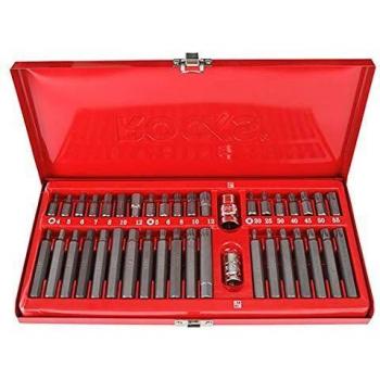 Rooks OK-01.0040 - Set de bits Torx Hex Spline 40 pza.