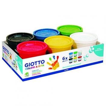 GIOTTO- Dita Pintura de dedos, Multicolor, 200 ml