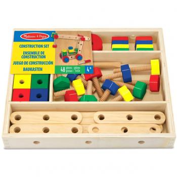 Set de Construcción de Madera Melissa & Doug en Caja (48 piezas)