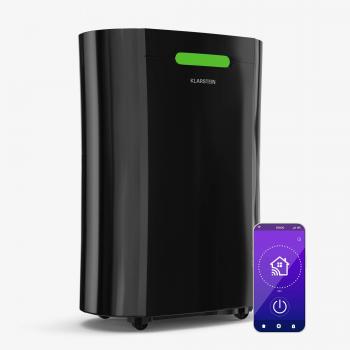 Deshumidificador Klarstein AeroDry Smart 12L | 12L/día | 18 m² | Sensor de humedad | Control por app | 135 m³/h