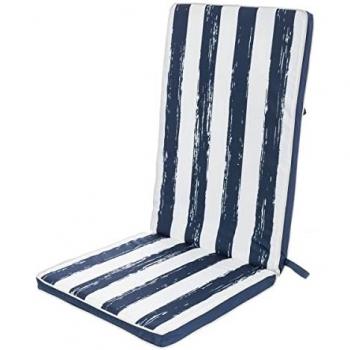 Cojín para Sillas Azul 123 x 48 x 4 cm