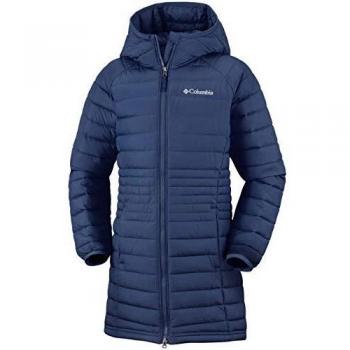 Columbia Powder Lite Mid - Chaqueta para niña, Niñas, 1810421, Nocturnal, Extra-Large
