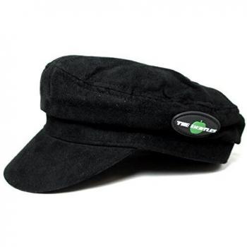 Black Moleskin Help! Hat With Badge