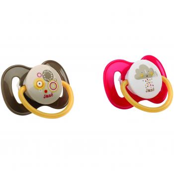 Jané - 020173C01 - Chupete Anatómico Roar Silicona Jané 6-12m 2 uds