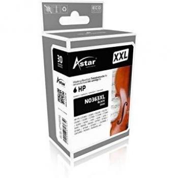 Cartucho de Tinta Astar Negro Compatible con HP C8719EE y 363XL