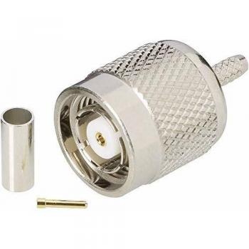 Conector TNC Inverso Recto 50 Ω Crimpado BKL Electronic 0419401