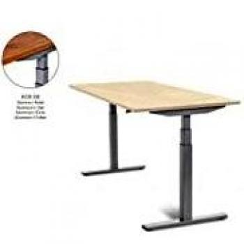 MESA DE ROCADA REGULABLE EN ALTURA ELECTRICAMENTE E-TABLE 180X80CM COLOR ROBLE