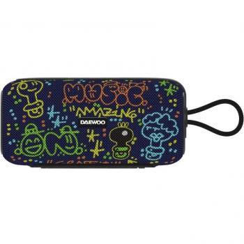 Daewoo International DBT-15 Graffiti Altavoz Bluetooth 16W IPX5 Diseño By Artist Bowie