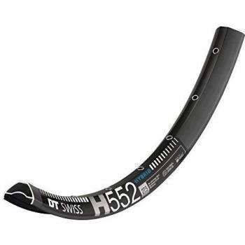 DT Swiss Unisex - Llanta de Bicicleta para Adultos H 552, Color Negro, Talla única