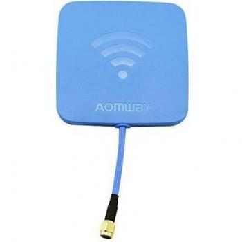 Goliton® Antena 5.8GHz 14dBi alta ganancia del receptor plana FPV SMA Plug - azul