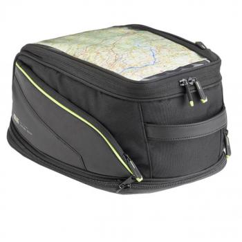 GIVI Easy-T 26L Tanklock Bolsa de depósito extensible - Negro, capacidad de 20-26 litros