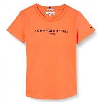 Tommy Hilfiger Essential tee S/s Camiseta, Naranja