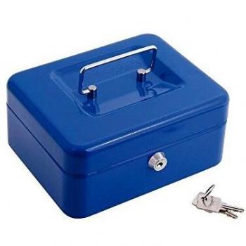 Caja Caudales Wolfpack Pintada Nº 1 150x115 mm. Con Bandeja Interior