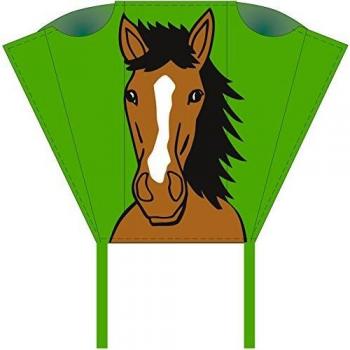 Invento 102320 Cometa (acrobática) de dos hilos cometa - Cometas (Cometa (acrobática) de dos hilos, Sled, Marrón, Verde, Ripstop polyester, 430 mm, 33 cm)