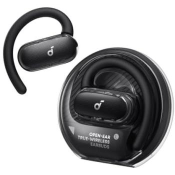 Auriculares Inalámbricos Anker Soundcore V40i - Open-Ear, Bluetooth 5.4, 21h Autonomía, IP55, Llamadas con IA, Negro