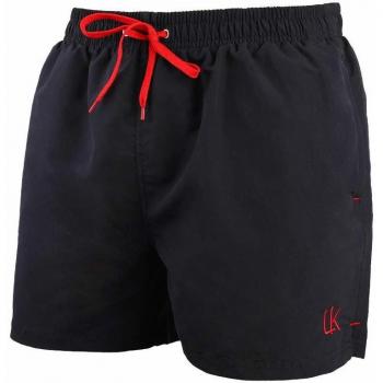 LK LEKUNI Bañador Hombre Pantalones de Playa con Forro con Cordón Traje de Baño Pantalón Ceñido_Negro_M