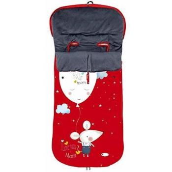Interbaby 10046-07 - Interbaby- Saco Universal Silla de Paseo Ratita Rojo