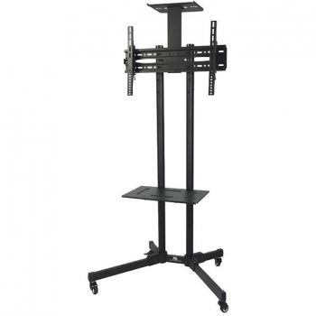 Soporte de TV Móvil Profesional Maclean MC-661, Capacidad 55kg, Compatible con Pantallas de 32 a 55, VESA Máx. 600x400
