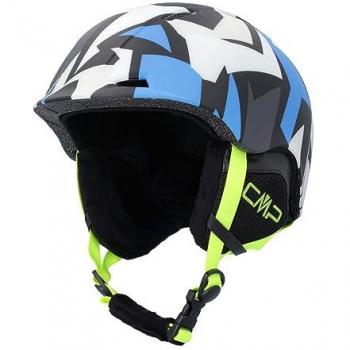 Casco de Esquí Alpino CMP 30B4954 Multicolor, Casco Infantil XJ-4 Río Amarillo Fluo, Talla XS