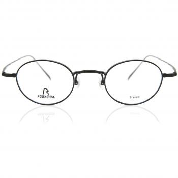 Rodenstock R4792 E Gafas Recetadas para Hombre Negras, Armazones para Hombre Negros, 42 Lentes Recetadas Para Hombre Negros