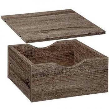 Cajón y Estante Mix n' Modul Efecto Roble Gris 31x31x16 cm