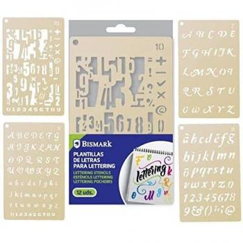 Bismark Plantilla para Lettering-12 Alfabetos en diferentes tipografías