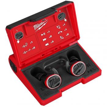 Auriculares In-Ear Bluetooth Milwaukee L4 RLEPB-301 con Protección Auditiva USB Recargable y Reducción de Ruido 32 dB